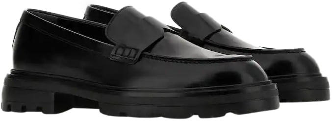 HOGAN Flat Shoes Black Zwart