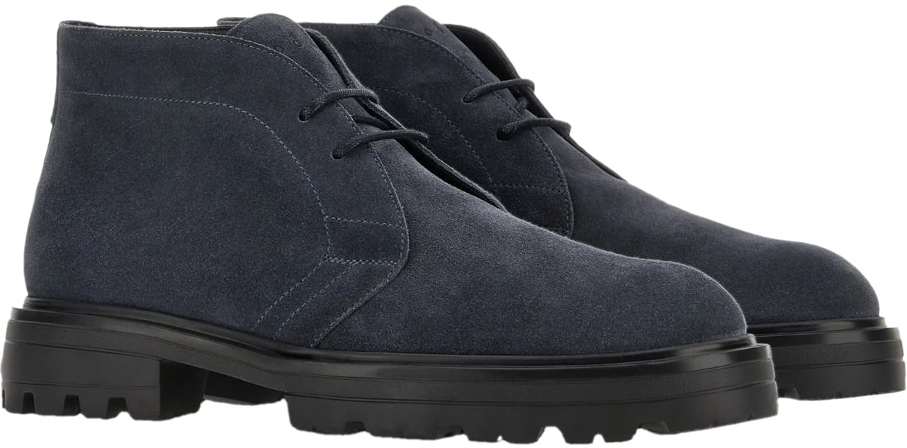 HOGAN Flat Shoes Blue Blauw