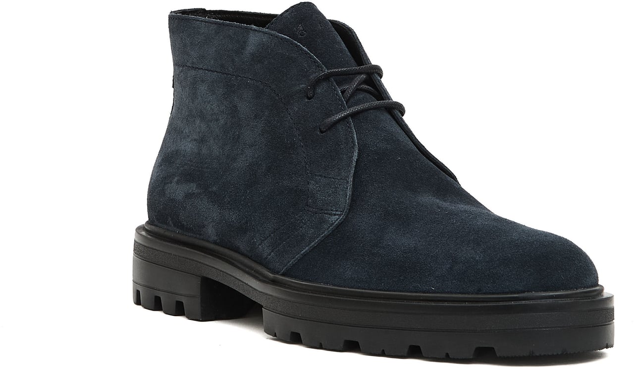 HOGAN Polacco Camoscio Blu Blauw