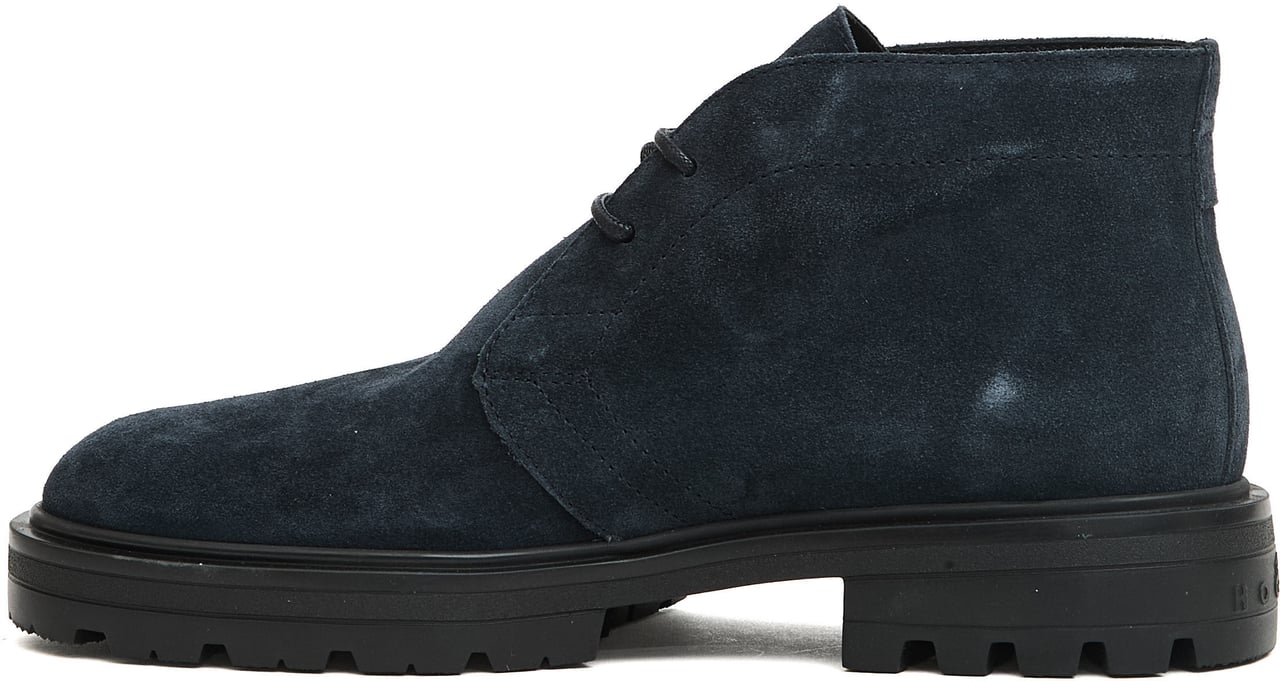HOGAN Polacco Camoscio Blu Blauw