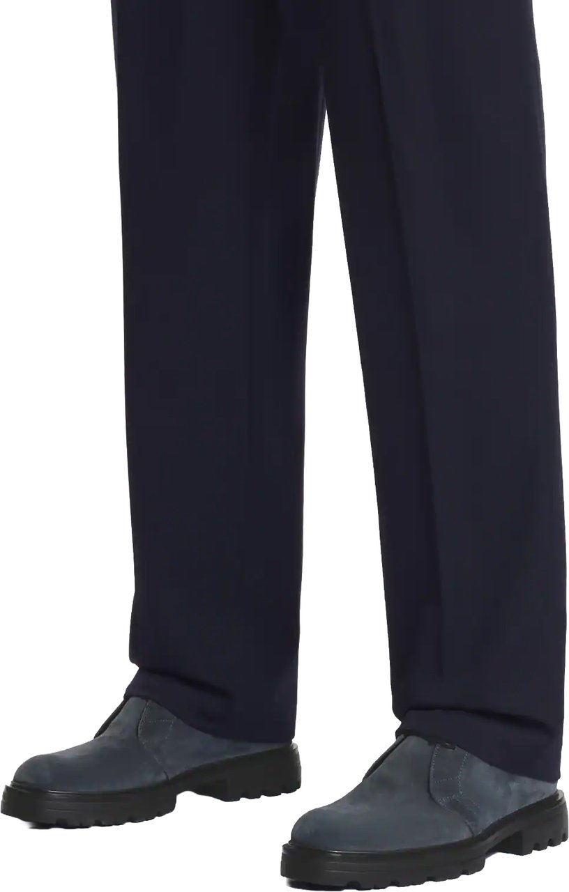 HOGAN Flat Shoes Blu Notte Navy