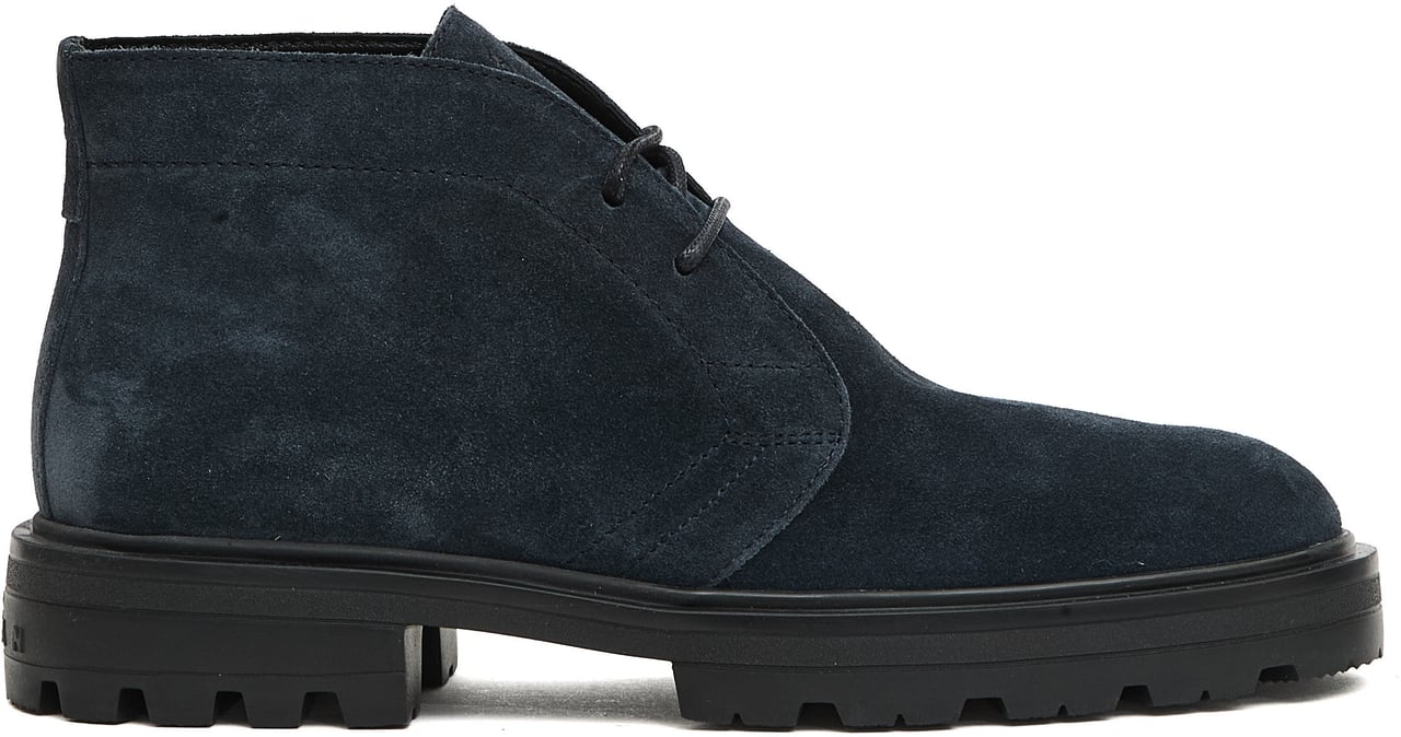 HOGAN Polacco Camoscio Blu Blauw