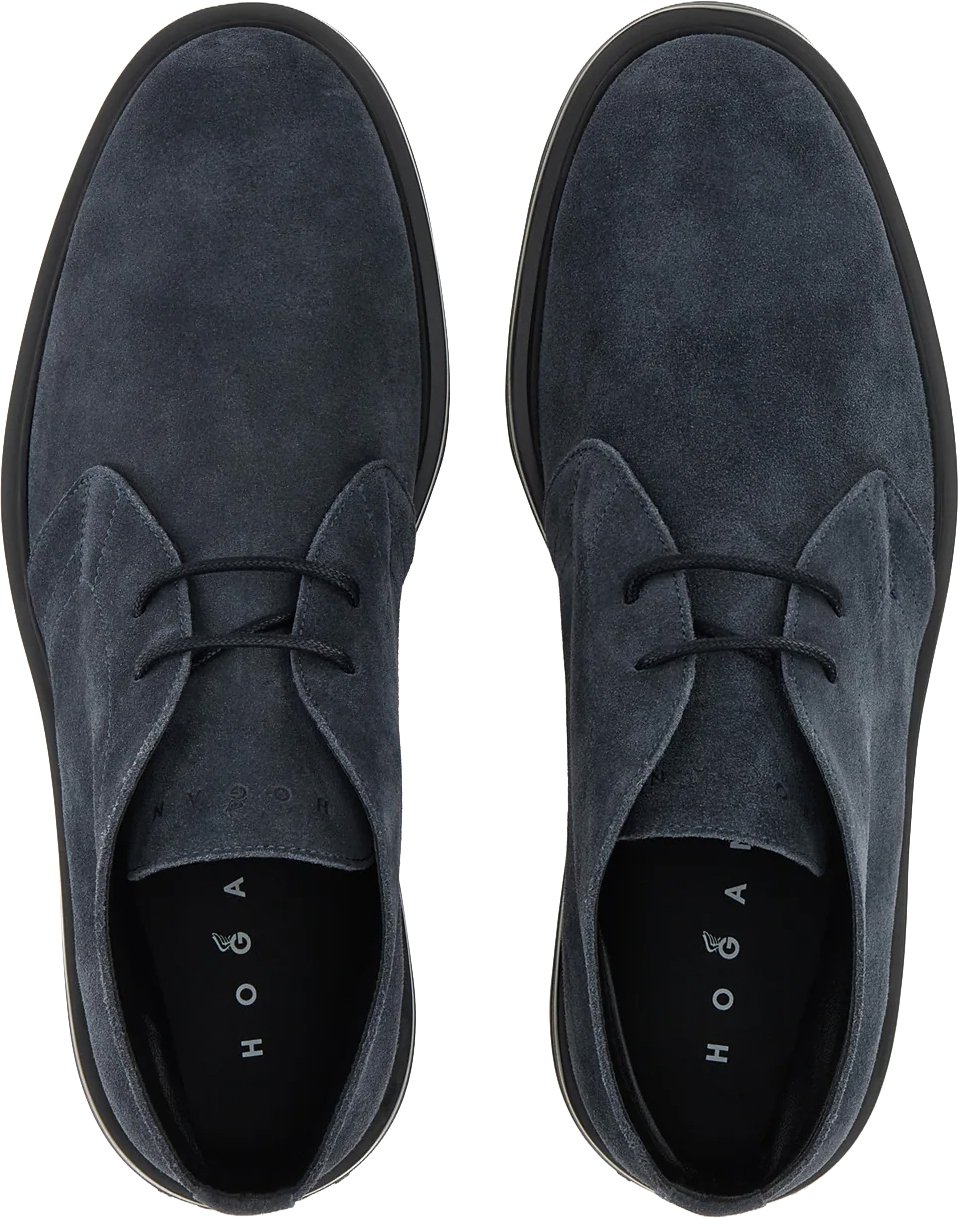 HOGAN Flat Shoes Blu Notte Navy