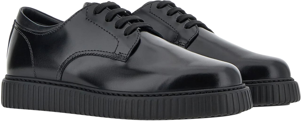 HOGAN Flat Shoes Black Zwart