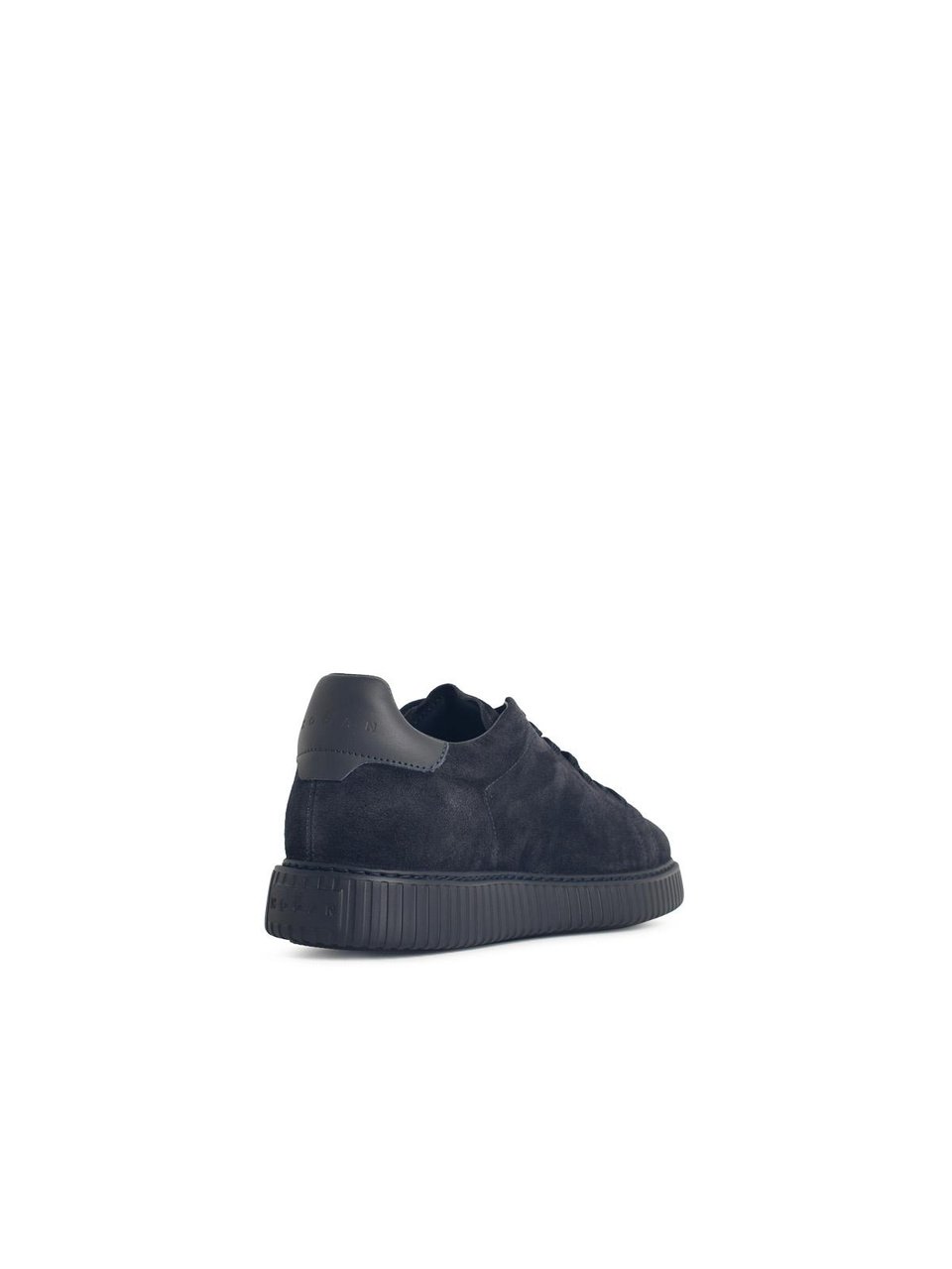 HOGAN 'H Stripes' Blue Suede Sneakers Zwart