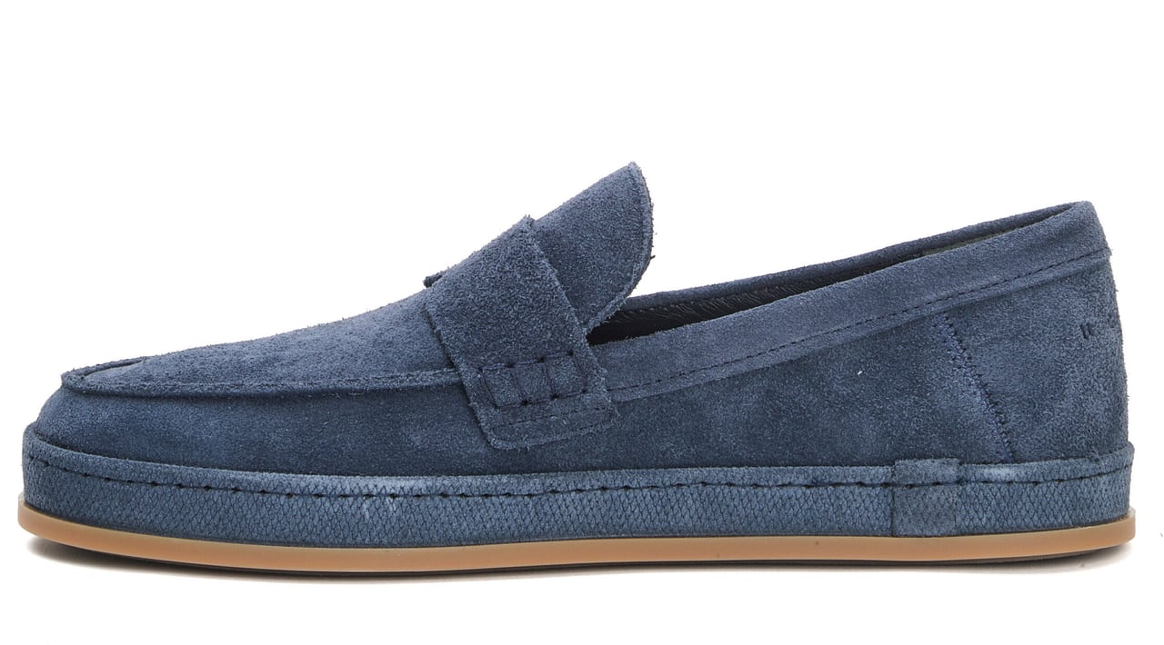 HOGAN Slipon Camoscio Blu Blauw