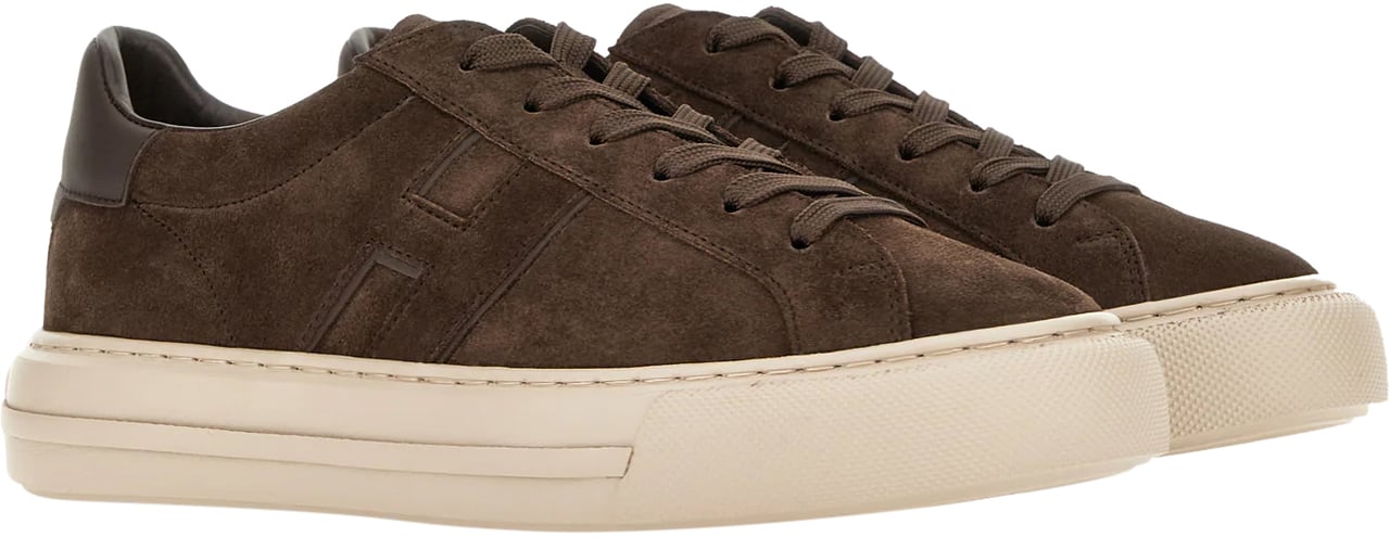 HOGAN Flat Shoes Coconut Choco Late Brown Bruin