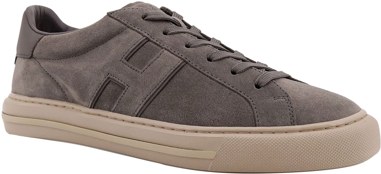 HOGAN Flat Shoes Grafite Chiaro Grijs