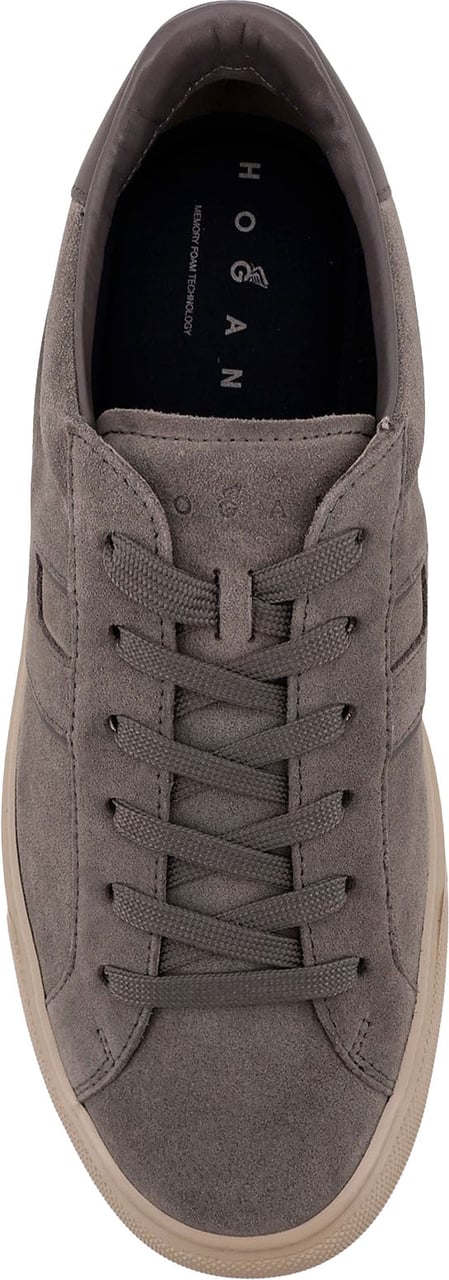 HOGAN Flat Shoes Grafite Chiaro Taupe