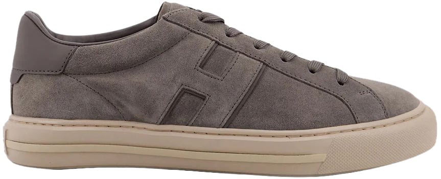 HOGAN Flat Shoes Grafite Chiaro Grijs