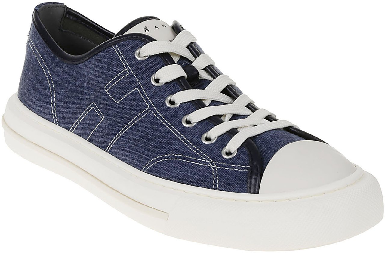 HOGAN Flat Shoes V Jeans Blauw