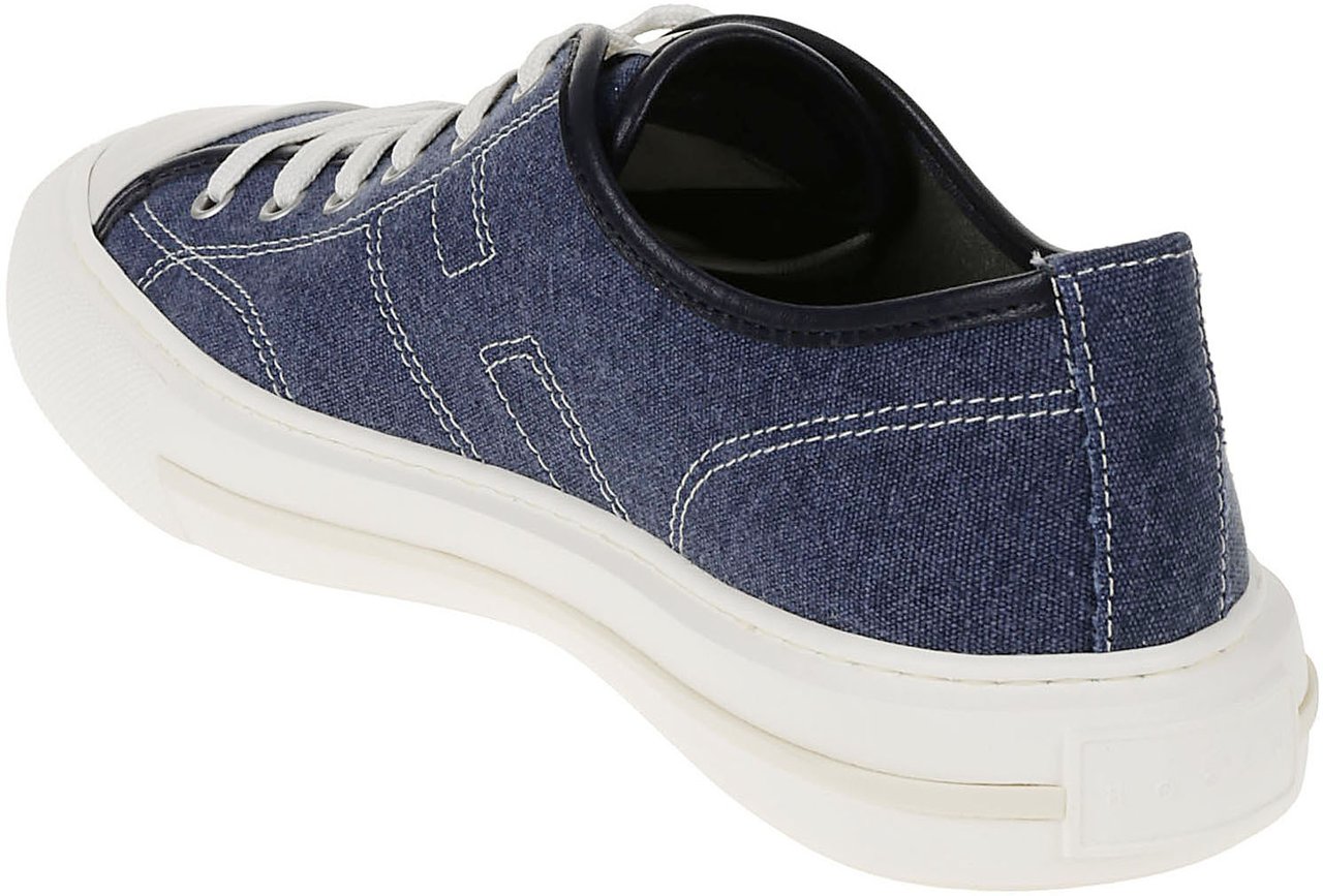 HOGAN Flat Shoes V Jeans Blauw