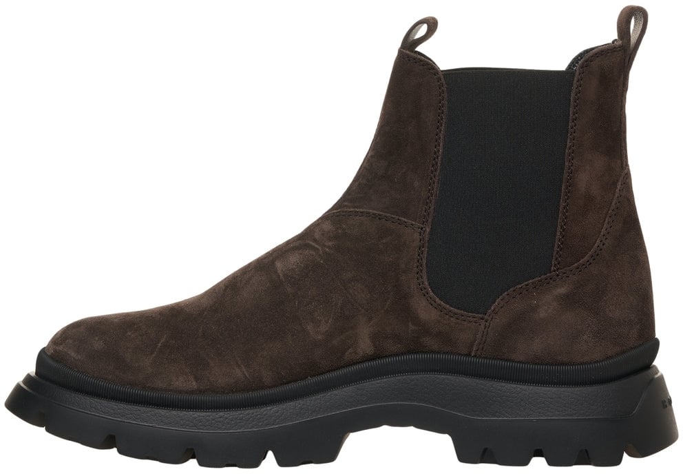 HOGAN Suede boots 'H673' Bruin
