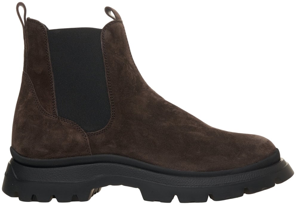 HOGAN Suede boots 'H673' Bruin