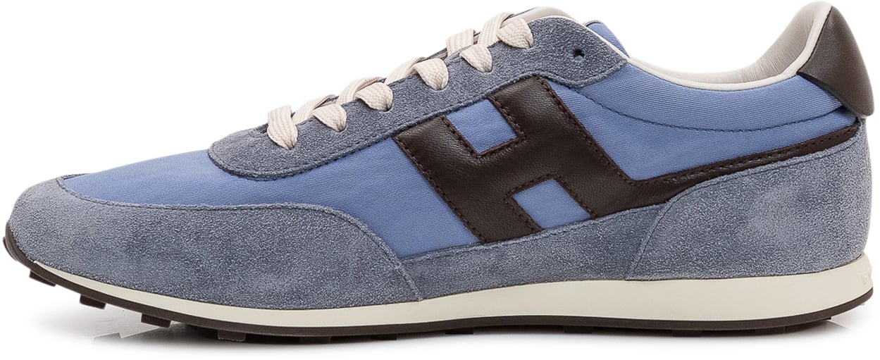 HOGAN Sneakers H699 con Inserti a Contrasto Blauw