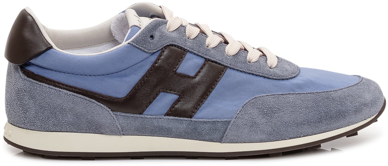 HOGAN Sneakers H699 con Inserti a Contrasto Blauw