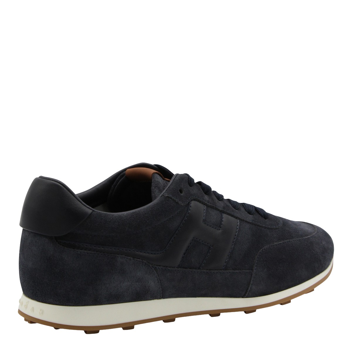 HOGAN Athletic Suede Leather Low Sneakers Zwart