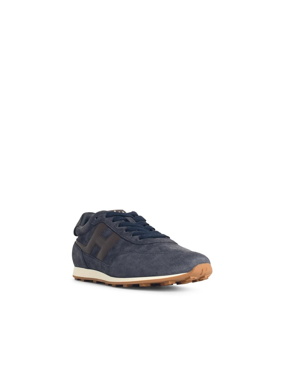 HOGAN 'Athletic' Blue Suede Sneakers Grijs
