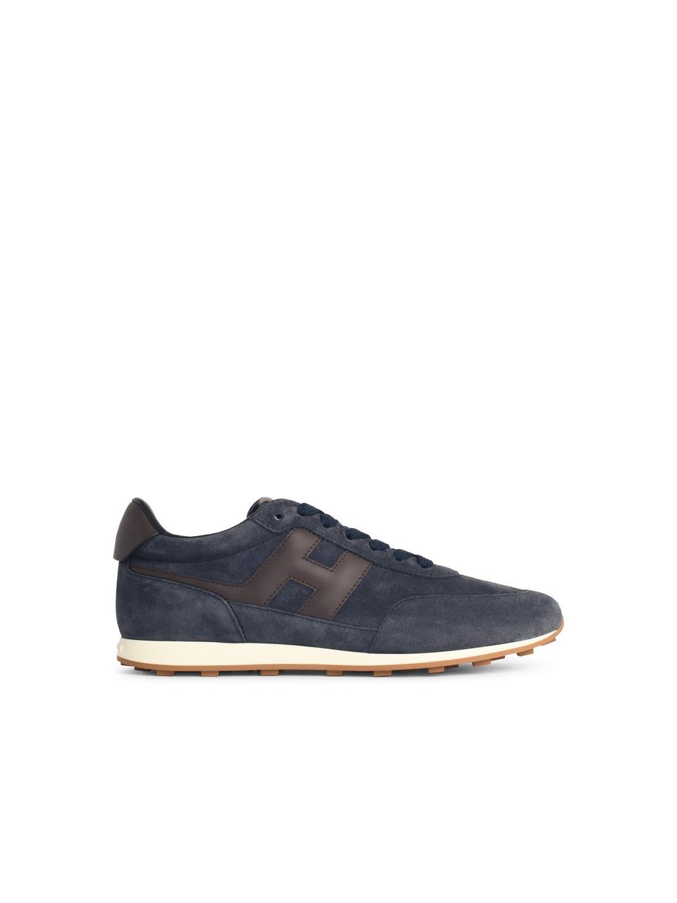 HOGAN 'Athletic' Blue Suede Sneakers Grijs