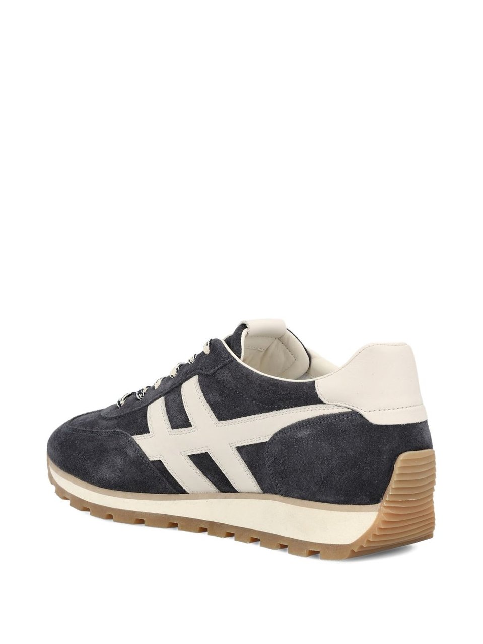 HOGAN Two-Tone Grey Suede Sneakers Grijs