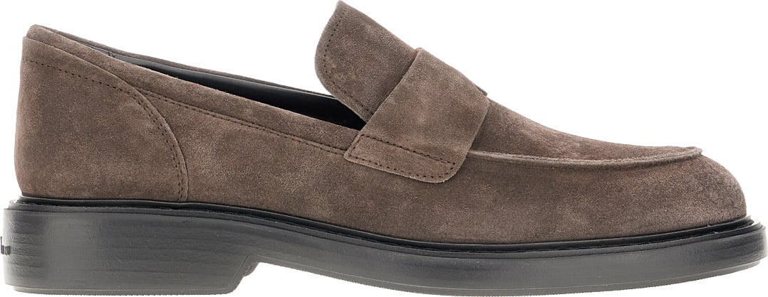 Hogan Brown suede loafers Bruin