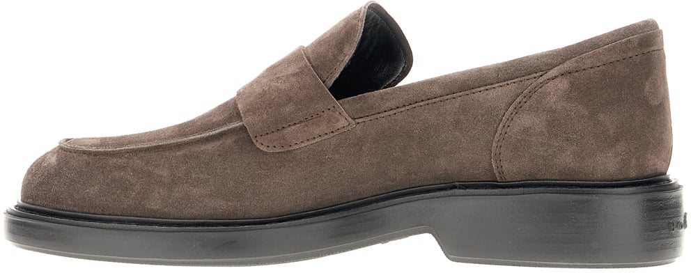 Hogan Brown suede loafers Bruin