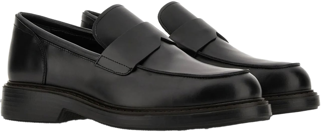 HOGAN Flat Shoes Black Zwart