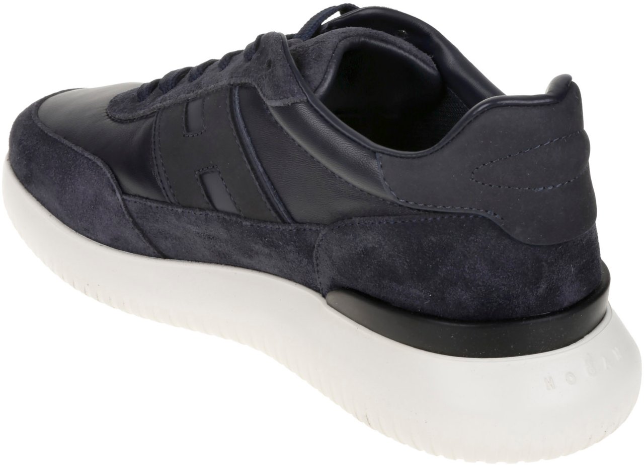 HOGAN Flat Shoes Y Blu Navy