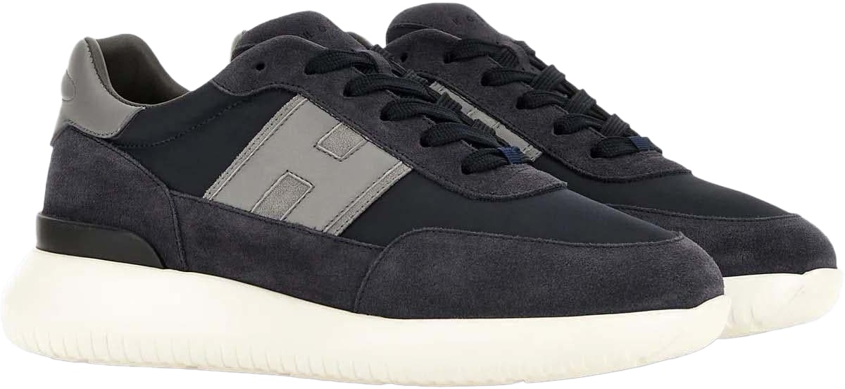 HOGAN Heren H709 Allacciato H Banda Blauw