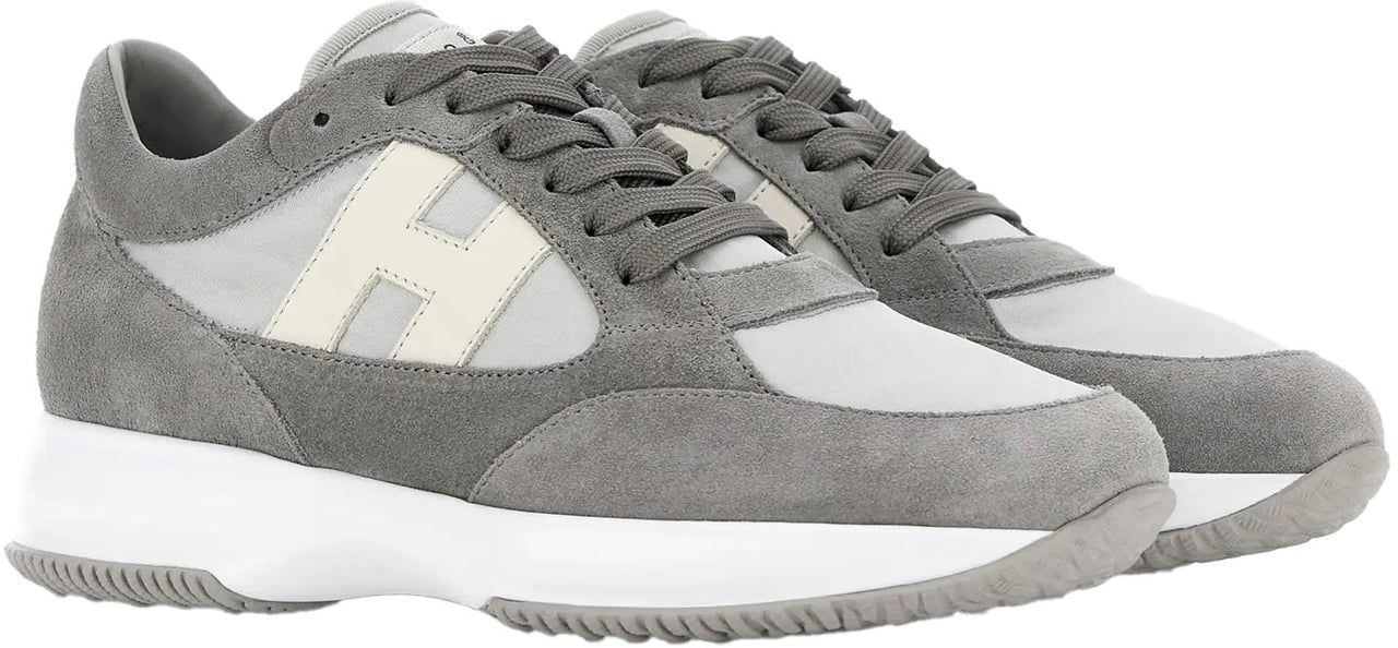 HOGAN Flat Shoes Grey Grijs