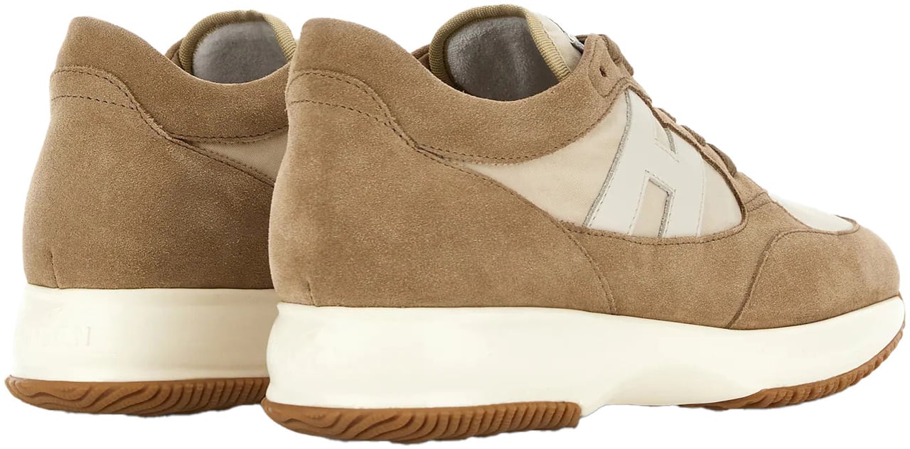 HOGAN Flat Shoes Marrone Chiaro Bruin