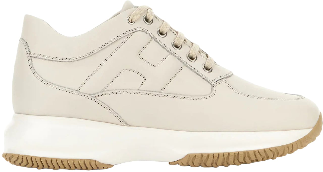 HOGAN Flat Shoes Yogurt Wit