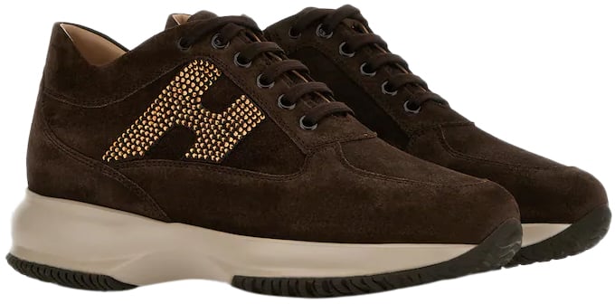 HOGAN Sneakers Brown Bruin