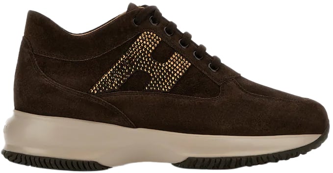 HOGAN Sneakers Brown Bruin