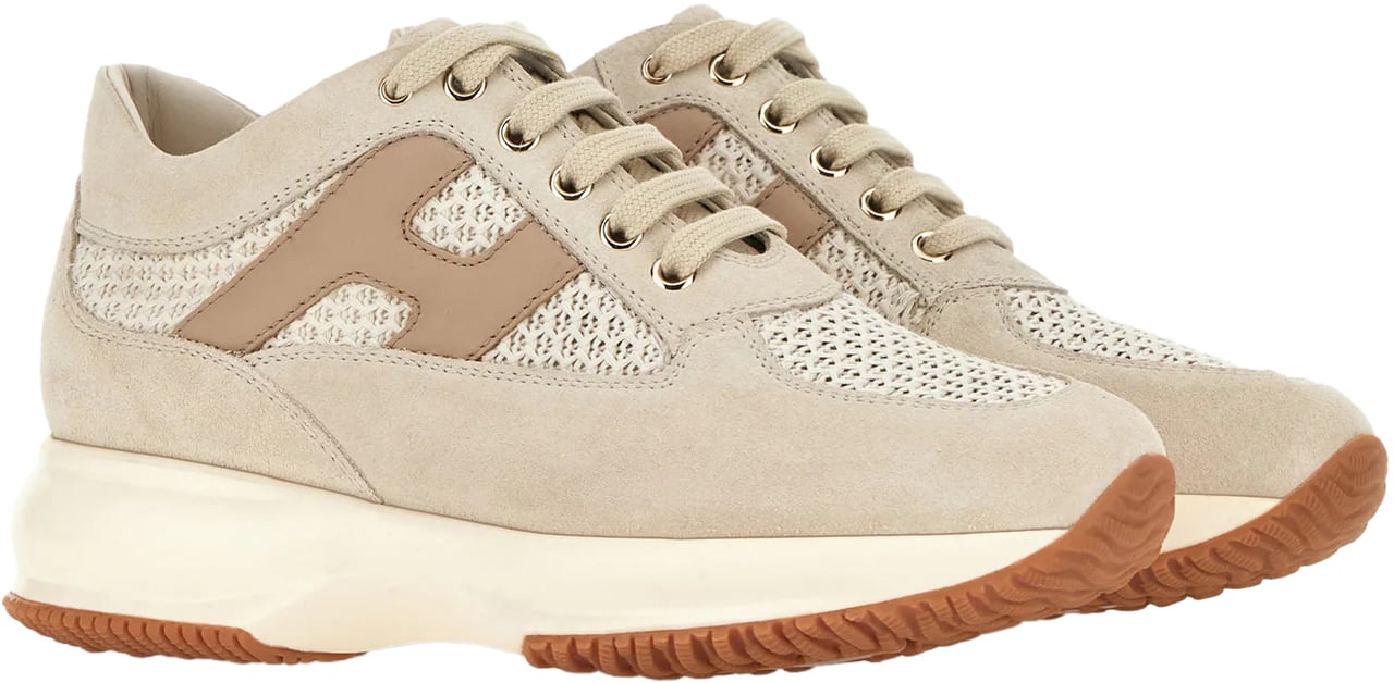 HOGAN Flat Shoes Beige Beige