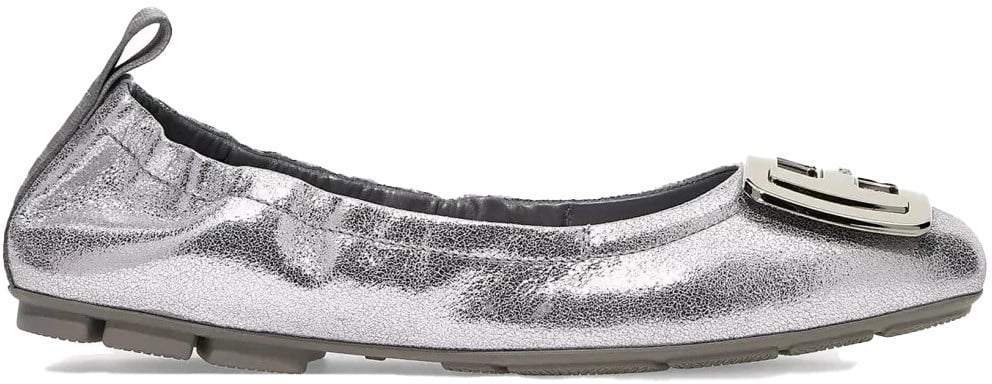 HOGAN Ballet Flats Silver Zilver
