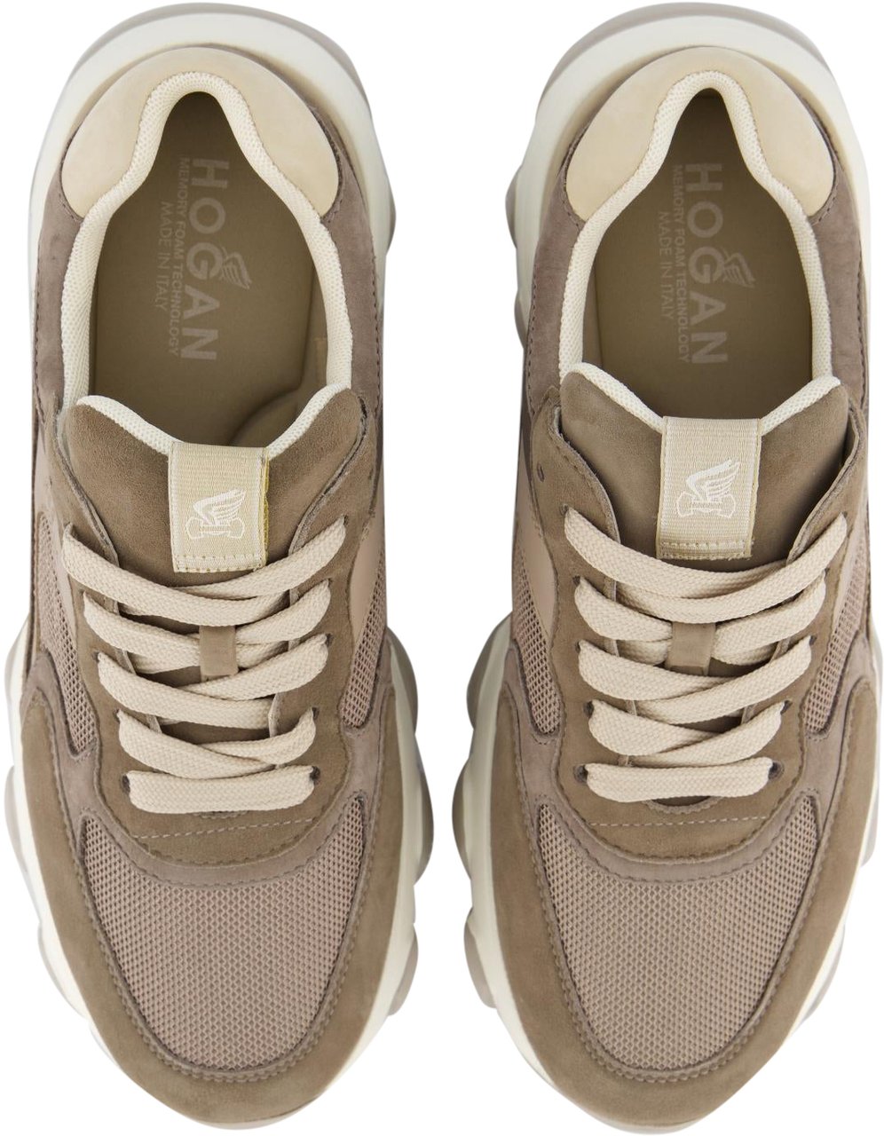 HOGAN Dames Hogan Hyperactive Allacciato Bruin