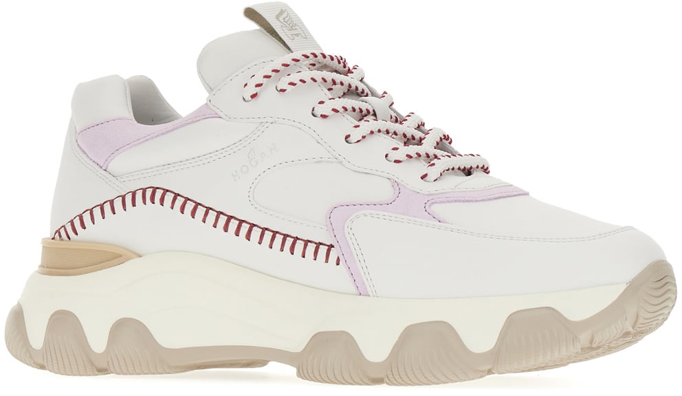HOGAN HOGAN White leather Hyperactive sneakers Wit