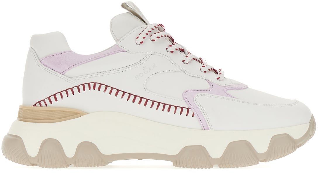 HOGAN HOGAN White leather Hyperactive sneakers Wit
