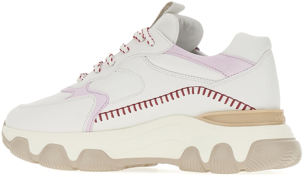 HOGAN HOGAN White leather Hyperactive sneakers Wit