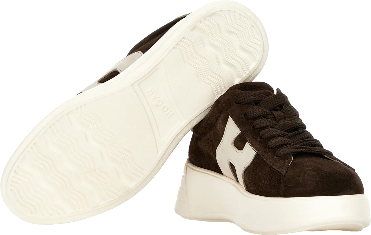HOGAN Flat Shoes Marrone Bruin