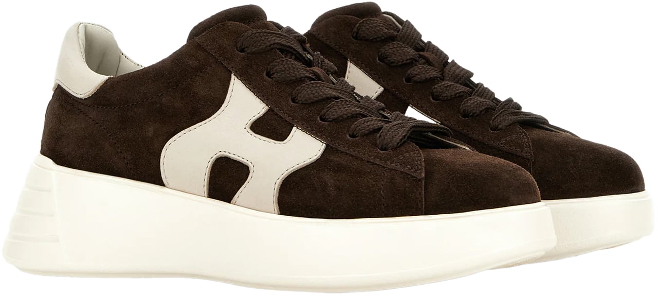 HOGAN Flat Shoes Brown Bruin