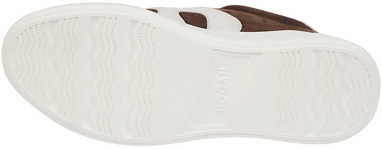 HOGAN Rebel H562 Sneakers Brown Bruin