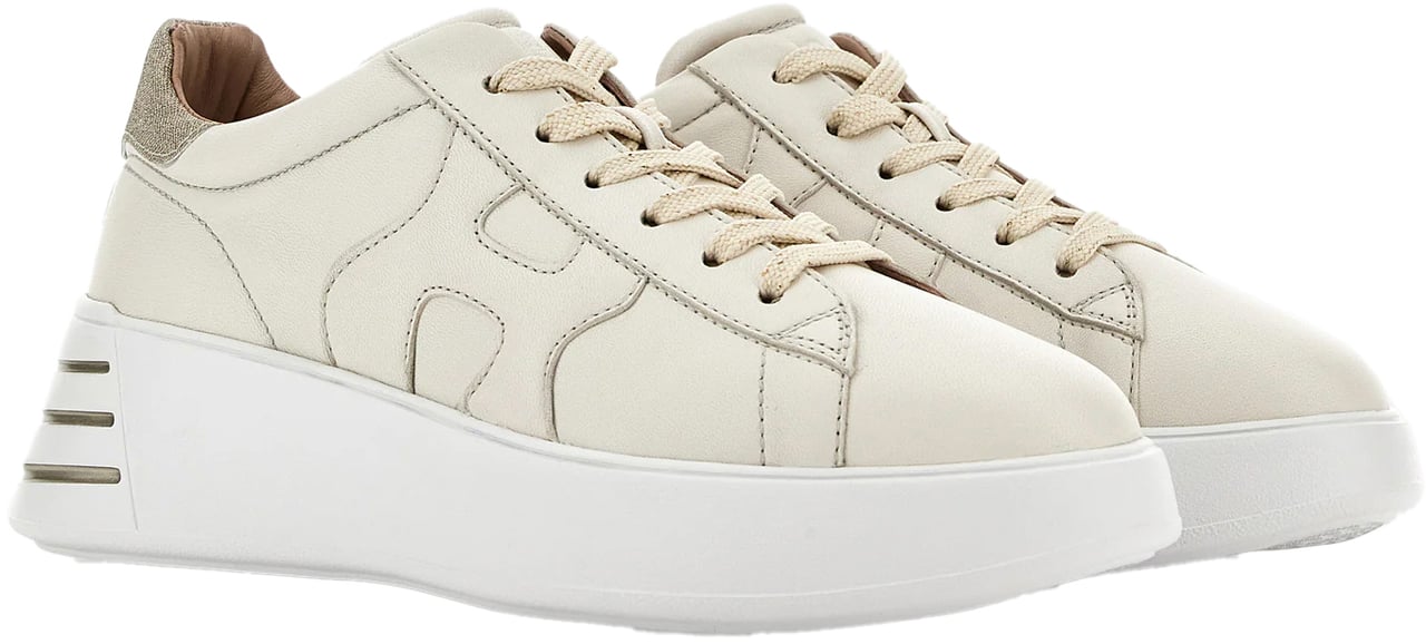 HOGAN Flat Shoes Yogurt Oro Pallido Neutraal