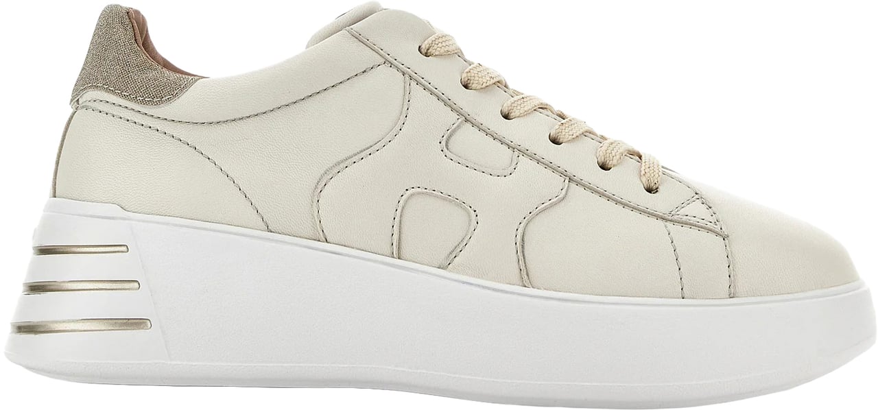 HOGAN Flat Shoes Yogurt Oro Pallido Neutraal