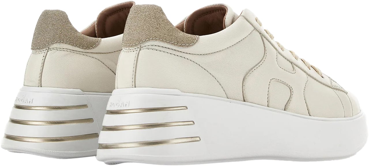 HOGAN Flat Shoes Yogurt Oro Pallido Neutraal