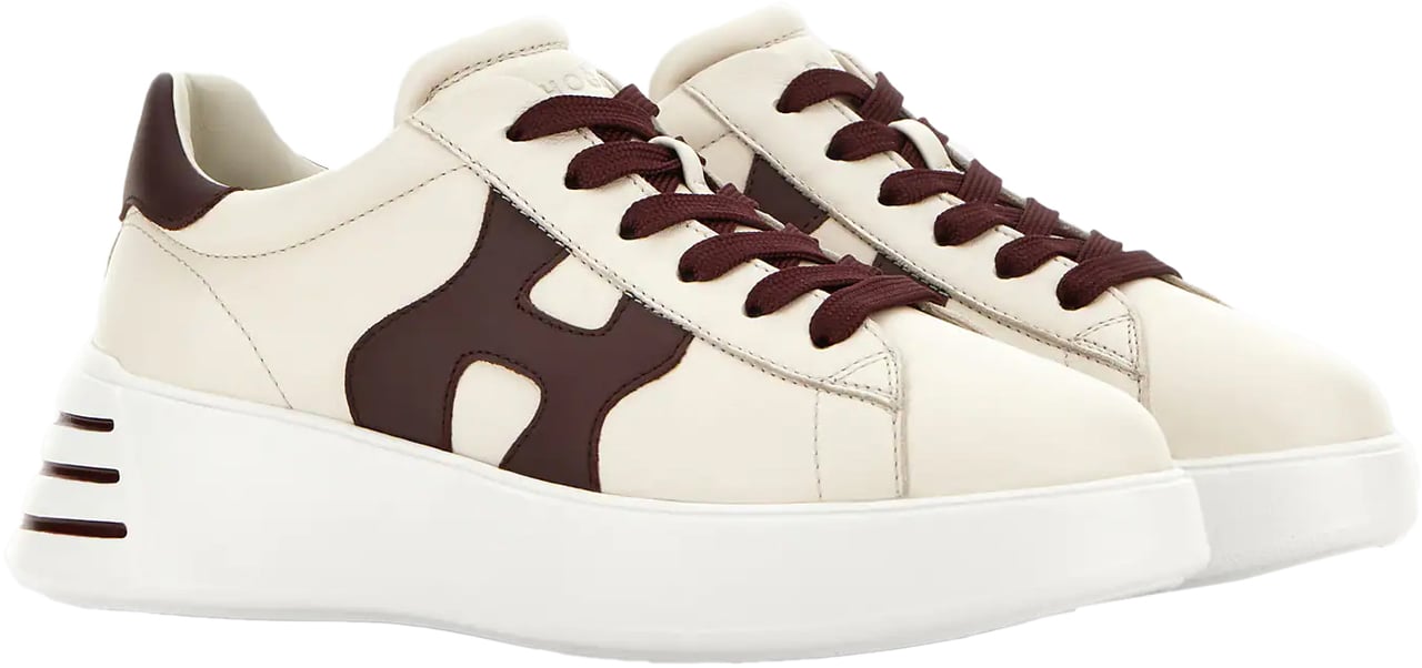 HOGAN Flat Shoes Ivory Wit