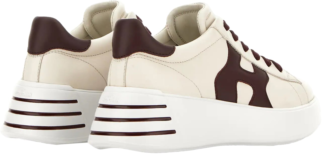 HOGAN Flat Shoes Ivory Wit