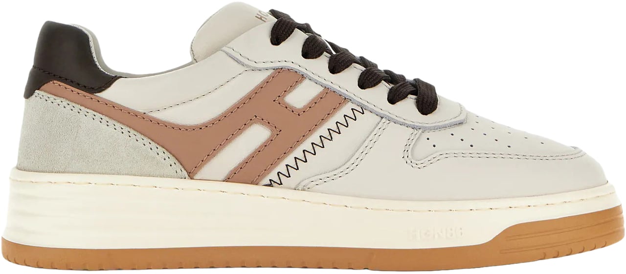 HOGAN Flat Shoes Avorio Tortora Beige