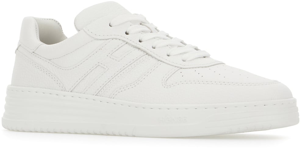 HOGAN HOGAN White leather H630 sneakers Wit